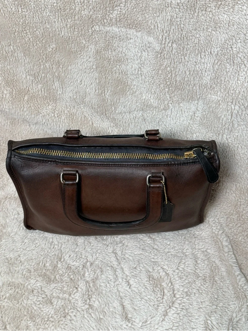 Coach VINTAGE 1970s Slim Satchel Standard #9430 Glue In Tag New York City VGUC